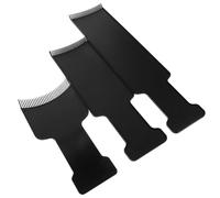 Cabilock 3PCS Balayage Hair Dye Paddle Highlighting Board Portable Plastic Foil Board for Easy Hair Highlights Professional Salon and DIY Hairdressing Coloring Tool