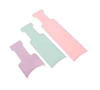 Cabilock 3pcs Balayage Paddle Hair Coloring Boards Flat Foiling Highlighting Kit for Salon Use Hair Stylists DIY Dye Tools Portable Plastic Precision Application