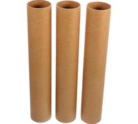 Cabilock 3pcs Blank Paper Tube Core DIY Crafting Supplies for Poster Storage Fishing Pole Making