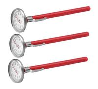 Cabilock 3pcs Car Air Conditioner Mechanical Compact Dashboard Temperature Gauge with Accurate Readings for Car Interior and Exterior Measurement Easy to Install