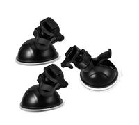 Cabilock 3pcs Car Dash Cam Mount with Mini Suction Cup Holder Adjustable Rotation Single Buckle Secure Recorder Holder for Vehicle Safety and Easy Installation