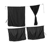 Cabilock 3pcs Car Sun Shade Curtains Front Rear Partition Vehicle Divider UV Protection Lightweight Privacy Shield for Auto Windows Easy Installation