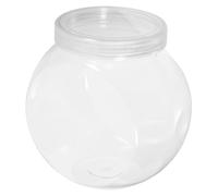 Cabilock 3pcs Clear Candy Jar with Lid Large Capacity Cookie Canister Multi-functional Household Dried Food Storage Container for Snacks and Small Items