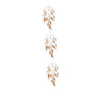 Cabilock 3pcs Dream Catchers for Bedroom Creative Handmade Pendant Home Decor Dream Catcher Craft