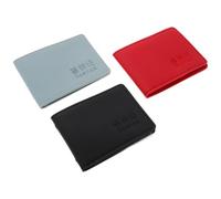 Cabilock 3pcs Driver's License Case Pu Leather Car Interior Accessory Car Registration Holder Id Card Case for Men Women