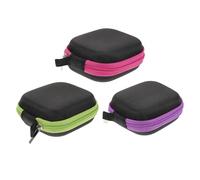 Cabilock 3pcs Essential Oil Roller Ball Storage Bag Oxford Organizer for Travel and Home Easy to Store and Fix Cosmetic Pouch for Nail Polish and Oil Bottles