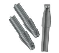 Cabilock 3pcs Eyebrow Pencil Sharpener Aid Tool Duckbill Design Plastic Makeup Sharpening Device for Various Pencil Smooth Writing and Precision Grooming