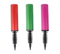 Cabilock 3pcs Hand Pump for Balloons Lightweight Plastic Balloon Inflator Hand Push Type Pump Easy to Carry for Party and Festival Decoration Random Color