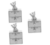 Cabilock 3pcs Keepsake Box for First Tooth Curl Trinket Boys and Girls Haircut Case Practical and Beautiful Design