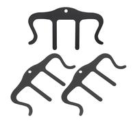 Cabilock 3Pcs M-Shaped Metal Music Book Clips Black - Solid Sheet Music Holder Clips for Piano, Keyboard and Score Folder - Hands-Free Page Fasteners for Practice and Performance