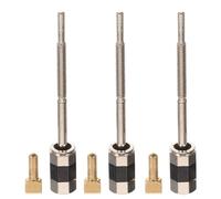 Cabilock 3Pcs Metal Violin Bow Frog Screws for 4/4 Violin Bow Replacement Parts Sturdy String Instrument Accessories and Viola Maintenance