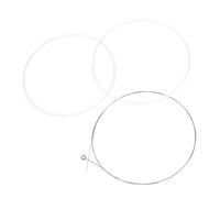 Cabilock 3Pcs Nylon Balalaika Strings Balalaika String Accessories with Rich Expressiveness and Resonance White Instrument Accessories for Professional Players