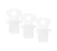 Cabilock 3pcs Plastic Hot Water Bottle Stoppers Caps Leakproof Design with Excellent Insulation Universal Replacement Lids for Hot Water Bottles and Bags Suitable for Travel and Home Use