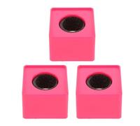 Cabilock 3pcs Portable Microphone Flag Station Square Cube with Large Logo Display Plastic Mic Holder for Press Event and News Interview Universal Fit for Hosts and Reporters