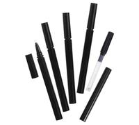 Cabilock 3pcs Refillable Eyeliner Pen Tubes with Assorted Fine Brush Tips Lightweight Empty Liquid Eyeliner Containers for Makeup Artists and Beginners Practice