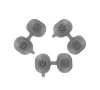 Cabilock 3pcs Replacement Soft Silicone Microphone Power Switch Button Cover for Wireless Mic, Elastic Push Button Mute Key for Podcast and Condenser Microphones
