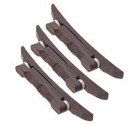 Cabilock 3pcs Rosewood Mandolin Bridge Saddle Adjustable for Acoustic Guitar Bridge Parts Mandolin Instrument Guitar String Replacement Accessory