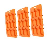Cabilock 3pcs Silicone Ice Cube Molds Puppy Shape DIY Ice Cream Cake Popsicle Tray Non-Stick Kitchen Accessory for Handmade Treats