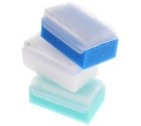 Cabilock 3pcs Sponge Head Brush for Bathing with Soft Sponge Material, Easy to Use Shampoo Bath Scrubber and Scalp Massager for Gentle Massage and Cleaning