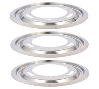 Cabilock 3pcs Stainless Steel Gas Stove Drip Pans Embedded Range Trays for Kitchen Easy Installation Space-saving Design Energy Efficient Aging Resistant Compatible Countertop Liquefied Gas