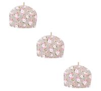 Cabilock 3pcs Teapot Protector Teapot Protective Cover Printed Tea Cozy for Household Warmer Insulation for Contemporary Use