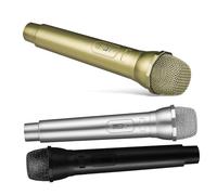 Cabilock 3pcs Wearable Fake Microphone Props Toy Microphone for Cosplay Pretend Play Mic Simulation Stage Performance Accessory