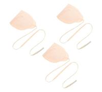 Cabilock 3pcs Wind Instrument Cleaning Cloths for Alto Saxophone, Flute, and Clarinet - Beige Inner Tube Swab Rag for Daily Woodwind Maintenance and Hygienic Care