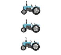 Cabilock 3pcs Wrought Iron Tractor Industrial Tractor Wall Art Garden Wall Ornament Art Sculptures Vintage Room Decor Farmhouse Decor Metal Farm Sign Steampunk