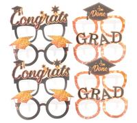 Cabilock 3sets Graduation Gathering Glasses Fun Photo Props for Graduation Parties DIY Classroom Decorations Unforgettable Moments for End Exams Celebrations 8pcs*3