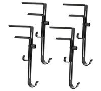 Cabilock 4 Pcs Metal Stocking Hooks for Fireplace and Mantel No Nail Holiday Hangers for Christmas Stockings Garlands Lights and Decorations Versatile Seasonal Everyday Use