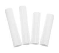 Cabilock 4 Rolls Lint Roller Refills 8 Inch 10 Inch Anti-static Sticky Adhesive Sheets Tearable Sticky Paper for Dust, Hair, and Pet Fur Removal on Clothes, Furniture, Car, and Office