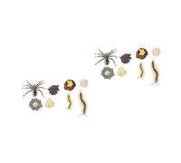 Cabilock 4 Sets Tarantula Growth Cycle Models Realistic Animal Figurines for Natural Science Education Creative Cognitive for Exploring Nature