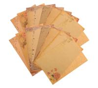 Cabilock 40 Sheets Vintage Style Writing Stationery Paper with European Floral Borders Smooth High-end Letter Supplies for Thank-You Notes Love Letters Poems and Holiday Greetings Mixed