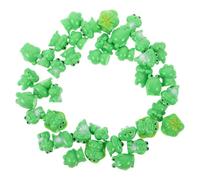 Cabilock 40pcs Miniature Frog Figurines Bulk Adorable Resin Mini Animal Charm Ornaments for Fairy Garden Micro-landscape Christmas