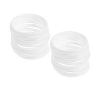 Cabilock 40pcs Plastic Craft Rings Small Wreath Hoops for DIY Dreamcatcher Making Wire Wreath Frame for Macrame Wedding and Home Decor Craft Supplies