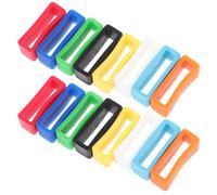 Cabilock 40pcs Silicone Watch Band Loops Replacement Rings Sweatproof Strap Keeper Retainers for Broad Compatibility and Easy Watchband Repair