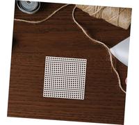 Cabilock 40pcs Square Plastic Mesh for Embroidery and Cross Stitch Crafts Plastic Canvas Grid for Bag Making Patchwork and Needlepoint DIY Projects
