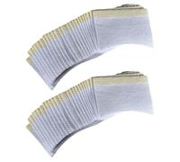 Cabilock 40pcs Under Eye Patches for Eyelash Extensions, White Non Woven Fabric Lash Extension Covers, Portable and Gentle Eye Pads for Lash Removal and Beauty Treatment