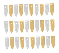 Cabilock 450 pcs Zinc Copper Electrode Strips DIY Fruit Battery Materials for Science Experiments Educational Physics Chemistry Learning Zinc and Copper Anode Rods for Primary Battery