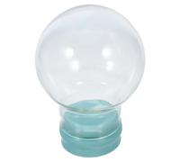 Cabilock 45Mm Clear Glass Snow Globe Dome - Fillable Empty Water Globe for Diy Christmas Crafts Wedding Home Office Decor
