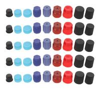 Cabilock 45Pcs Car Air Conditioning Valve Caps Plastic Auto Ac Replacement Caps for Most Vehicles, Includes High and Low Pressure Port Covers, Automotive Ac Service Repair Kit