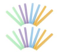 Cabilock 48Pcs Compressed Facial Sponges Round Makeup Removal Pads for Face Cleaning Exfoliating Soft Cellulose Sponges in Green, Yellow, Blue, Purple for Spa and Daily Use