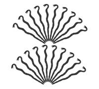 Cabilock 48pcs Miniature Snake Cane Staffs Black Halloween Walking Sticks with Mystical Egyptian for DIY Craft Dollhouse Decor and Spooky Party Accessories