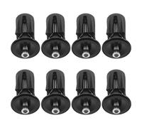 Cabilock 4pairs Bicycle Handlebar Plugs Lightweight Aluminum Alloy Bar Ends Caps for Road Mountain Bikes Enhanced Control Riding Comfort