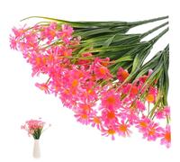Cabilock 4pcs Artificial Daisy Bouquet Faux Flower Arrangement for Home Decor Fake Daisy Decor for Parties Stress Relief Decorative Flowers Easy to Clean and Maintain