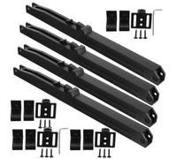 Cabilock 4pcs Barn Door Buffer Damper Soft Close Sliding Door Hardware with Noise Reduction and Pom Material for Smooth and Quiet Operation in Commercial Use