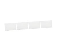 Cabilock 4pcs Bathroom Sink Guard Splash Back Protector Sink Drain Rack Cover Oil Board Frying Splatter Guard Kitchen Easy Stick Splash Shield