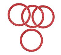 Cabilock 4pcs Bling Car Push Start Button Cover Rhinestone Decor for Women Simple to Install Car Accessories Fit Elevate Your Vehicles Aesthetic