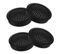 Cabilock 4pcs Car Audio Speaker Grill Covers Durable Protective Tweeter Mesh Guard for Automotive Sound Systems Black Reliable Speaker Protection Against Dirt and Impact