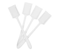 Cabilock 4pcs Car Payment Cards Holder Parking Garage Cards Grabber Toll Payment Rods for Vehicle Parking Assistance Cream White